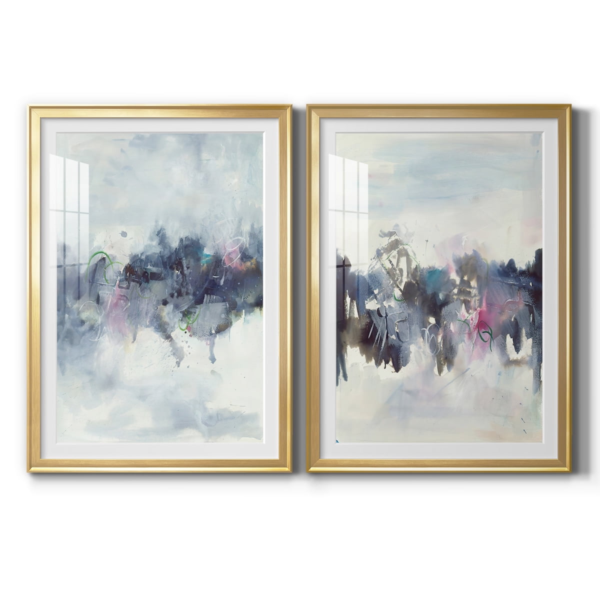 Wexford Home Birds I Premium Framed Print, 30.5" x 42.5" - Ready to Hang, Gold (Set of 2)