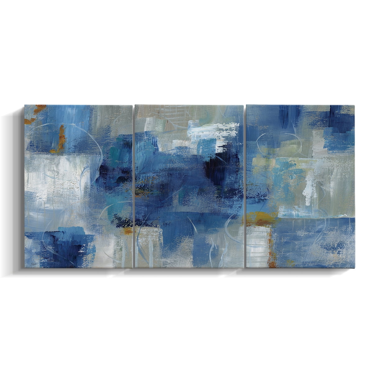 Wexford Home Blue Morning - 40" x 60" Multi-Piece Canvas Art, Ready to Hang