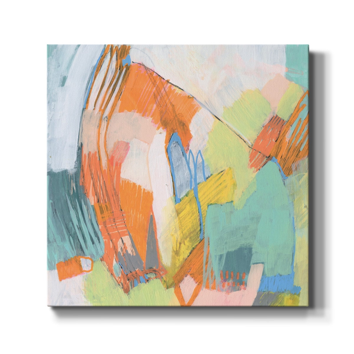 Wexford Home Candied Sherbet I-Premium Gallery Wrapped Canvas, 24" x 24" - Ready to Hang
