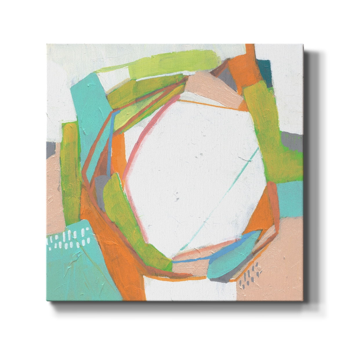 Wexford Home Candy Whorl II-Premium Gallery Wrapped Canvas, 10" x 10" - Ready to Hang