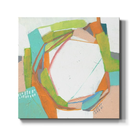 Wexford Home Candy Whorl II-Premium Gallery Wrapped Canvas, 40" x 40" - Ready to Hang