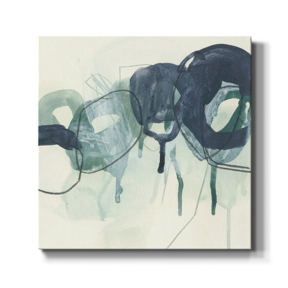 Wexford Home Chainlink Verdigris II-Premium Gallery Wrapped Canvas, 10" x 10" - Ready to Hang