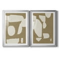 thumbnail image 1 of Wexford Home Chunky Abstract I Premium Framed Print, 26.5" x 36.5" - Ready to Hang, Silver (Set of 2), 1 of 9