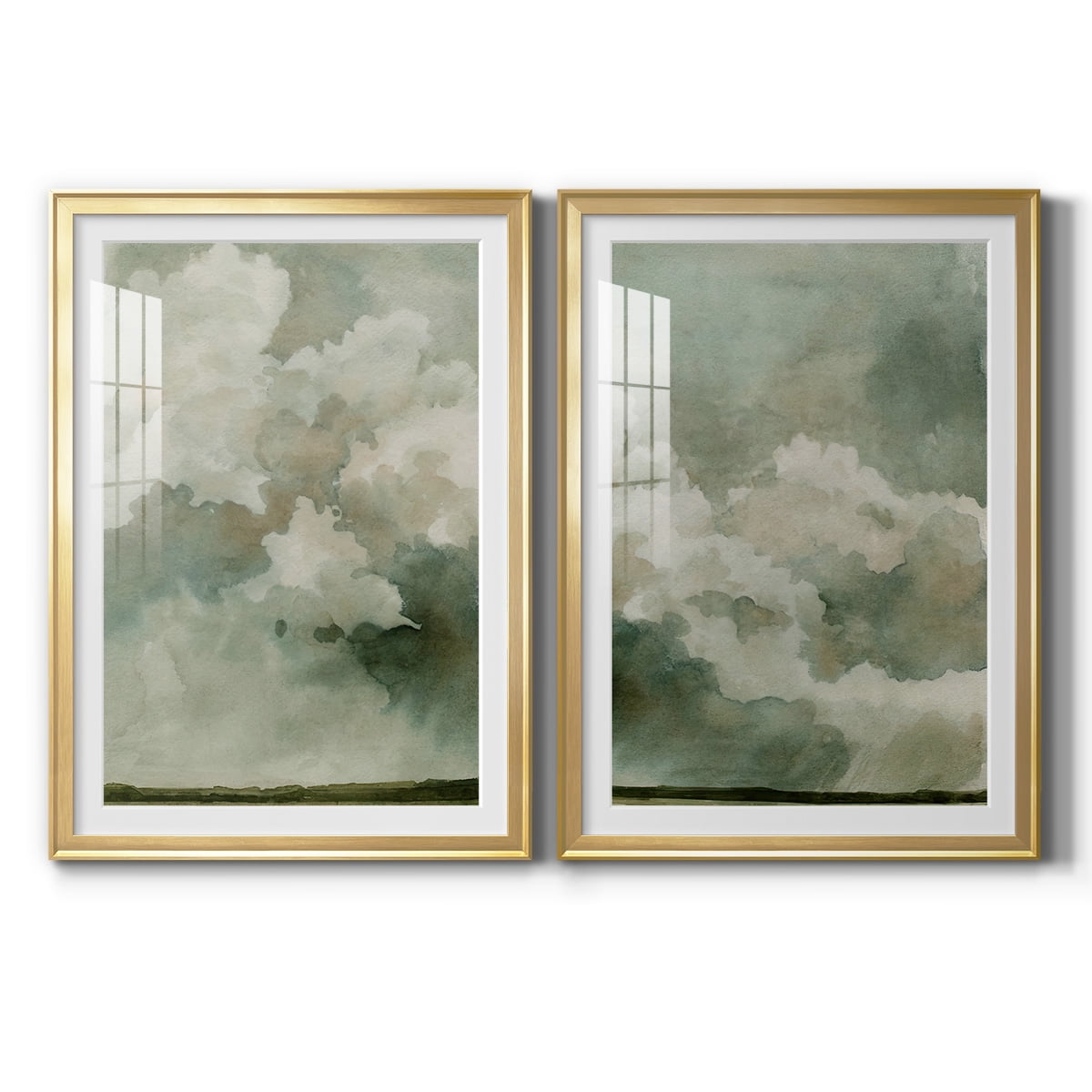 Wexford Home Coming Rain I Premium Framed Print, 22.5" x 30.5" - Ready to Hang, Gold (Set of 2)