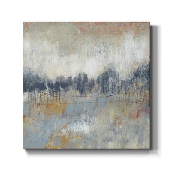 Wexford Home Cool Grey Horizon II-Premium Gallery Wrapped Canvas, 32" x 32" - Ready to Hang