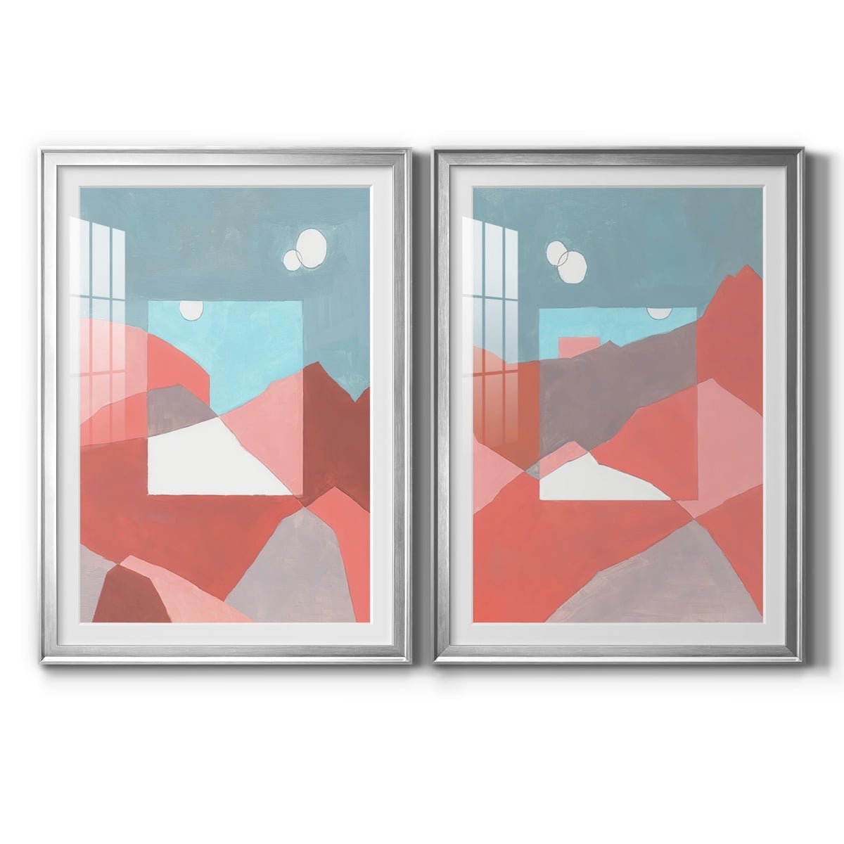 Wexford Home Desert Dreamscape I Premium Framed Print, 18.5" x 24.5" - Ready to Hang, Silver (Set of 2)