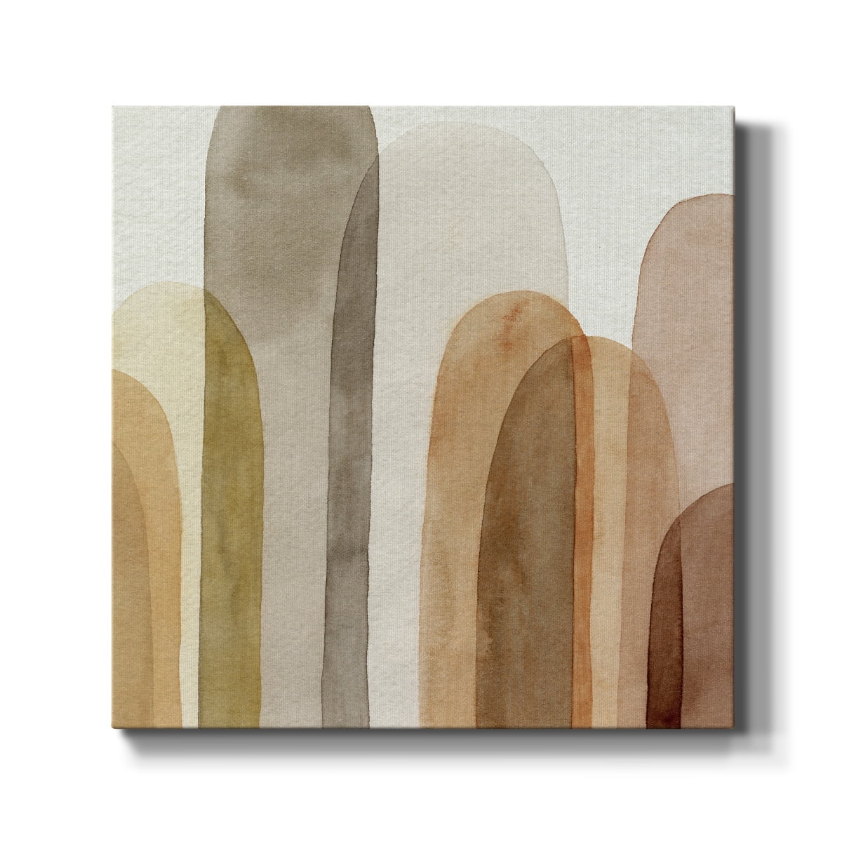 Wexford Home Desert Watercolor Arches II-Premium Gallery Wrapped Canvas, 24" x 24" - Ready to Hang