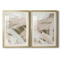 thumbnail image 1 of Wexford Home Earthtone Swipe I Premium Framed Print, 18.5" x 24.5" - Ready to Hang, Gold (Set of 2), 1 of 9