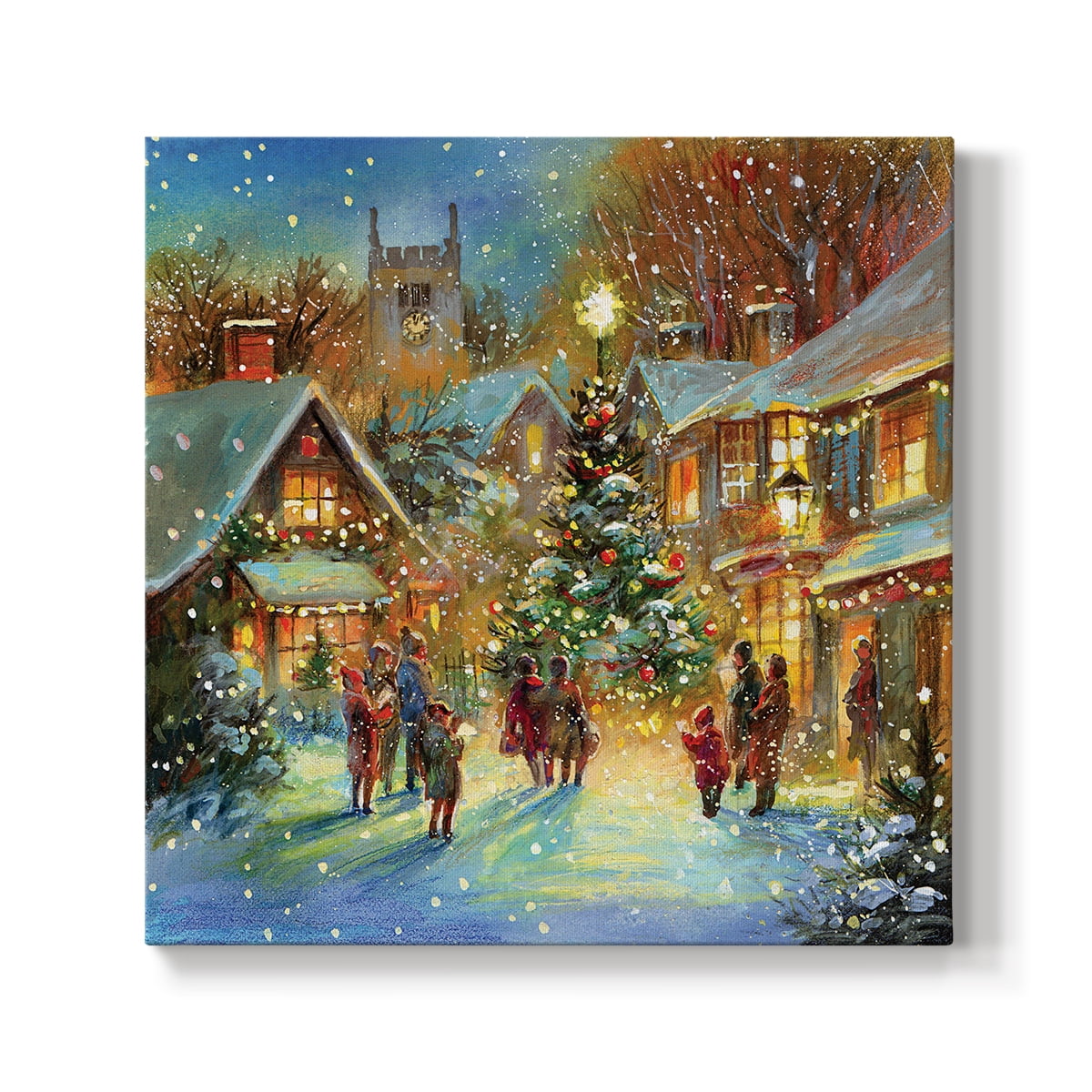 Wexford Home Evening Carol - 12" x 12" Gallery Wrapped Canvas, Ready to Hang