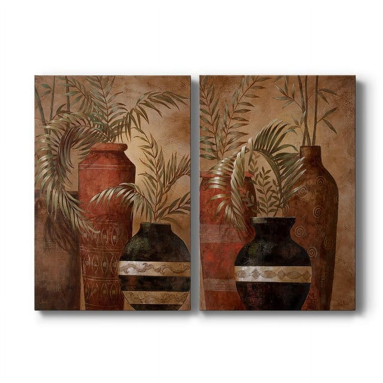 Wexford Home Exotic Vacation - 12" x 18" Wrapped Canvas Prints (Set of 2), Ready to Hang