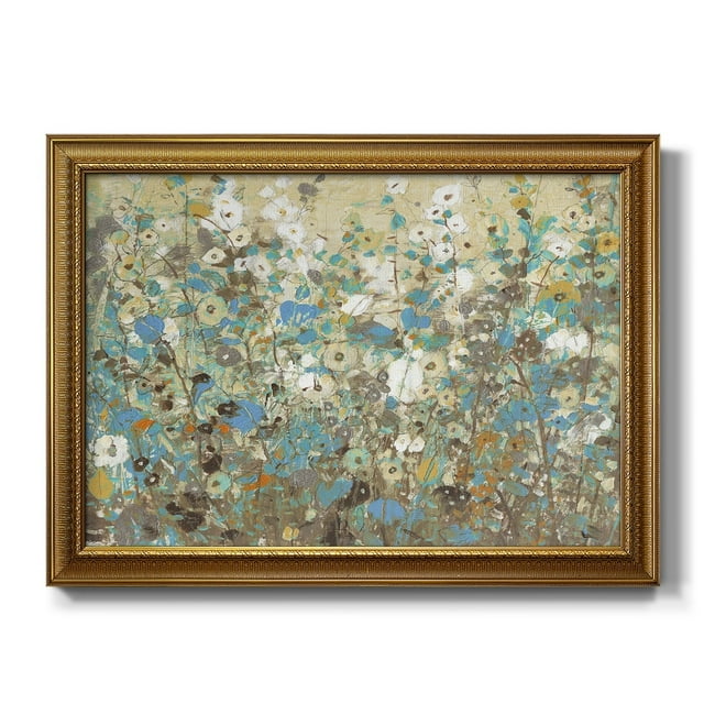 Wexford Home Flowering Vines I Premium Framed Canvas- Ready to Hang 24X36 - Gold