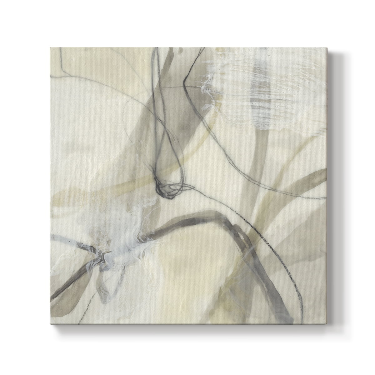 Wexford Home Flowing Neutrals II - 40" x 40" Gallery Wrapped Canvas, Ready to Hang