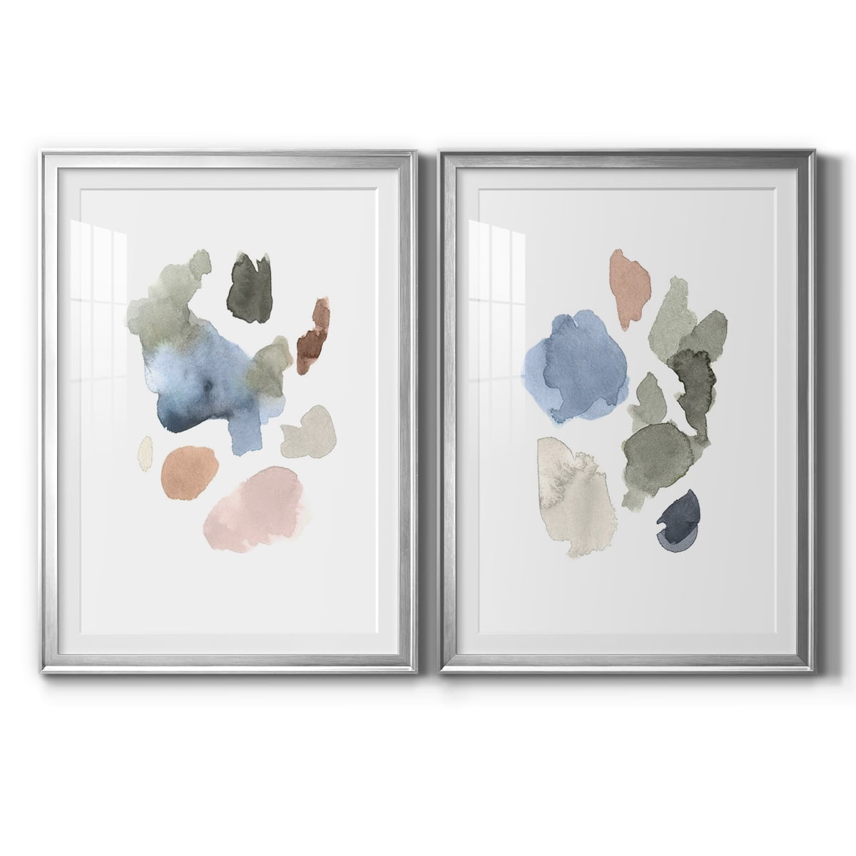 Wexford Home Fresh Start I Premium Framed Print, 18.5" x 24.5" - Ready to Hang, Silver (Set of 2)