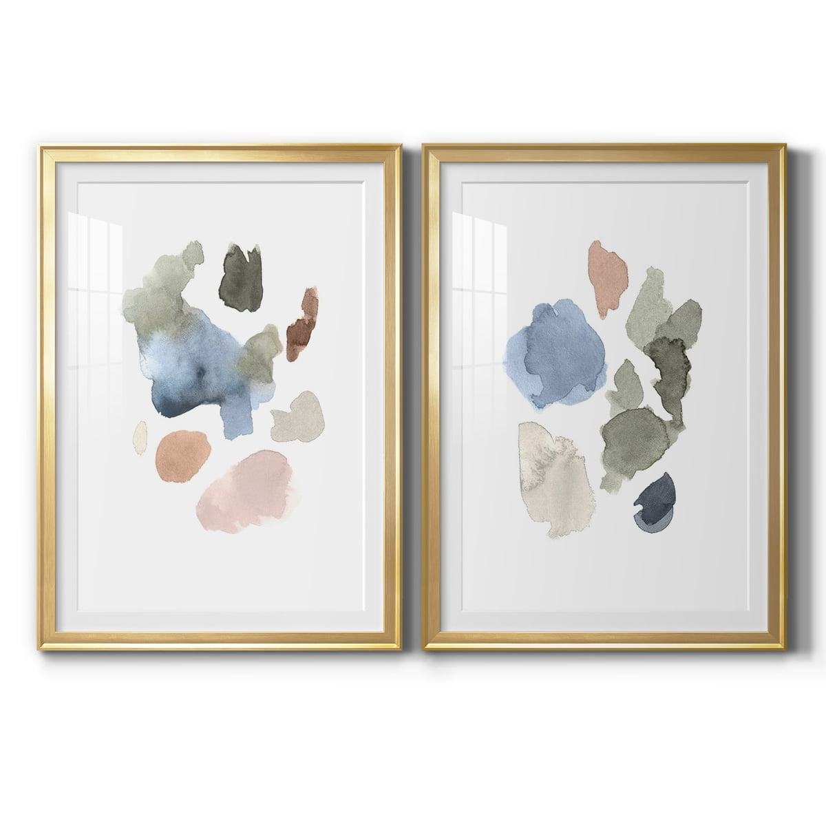 Wexford Home Fresh Start I Premium Framed Print, 22.5" x 30.5" - Ready to Hang, Gold (Set of 2)