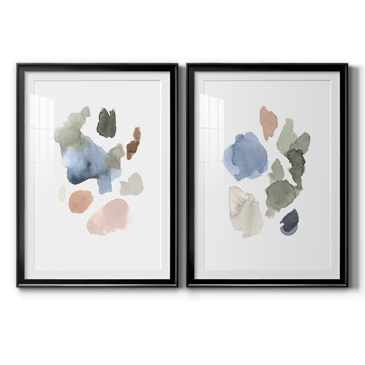 Wexford Home Fresh Start I Premium Framed Print, 26.5" x 36.5" - Ready to Hang, Black (Set of 2)