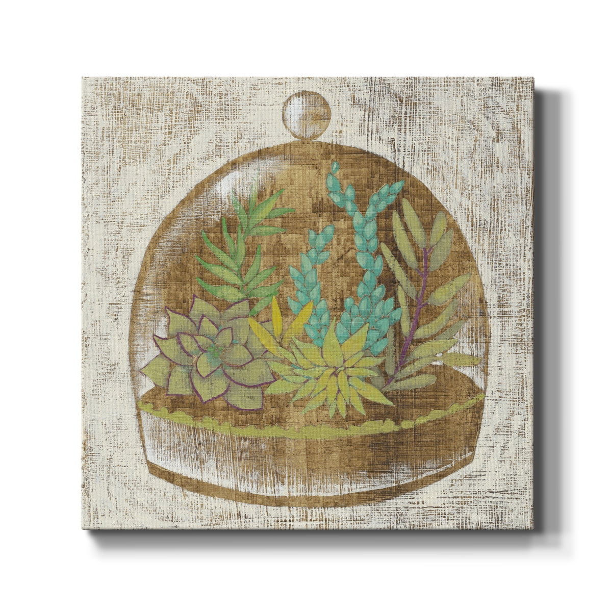 Wexford Home Glass Garden I-Premium Gallery Wrapped Canvas, 24" x 24" - Ready to Hang