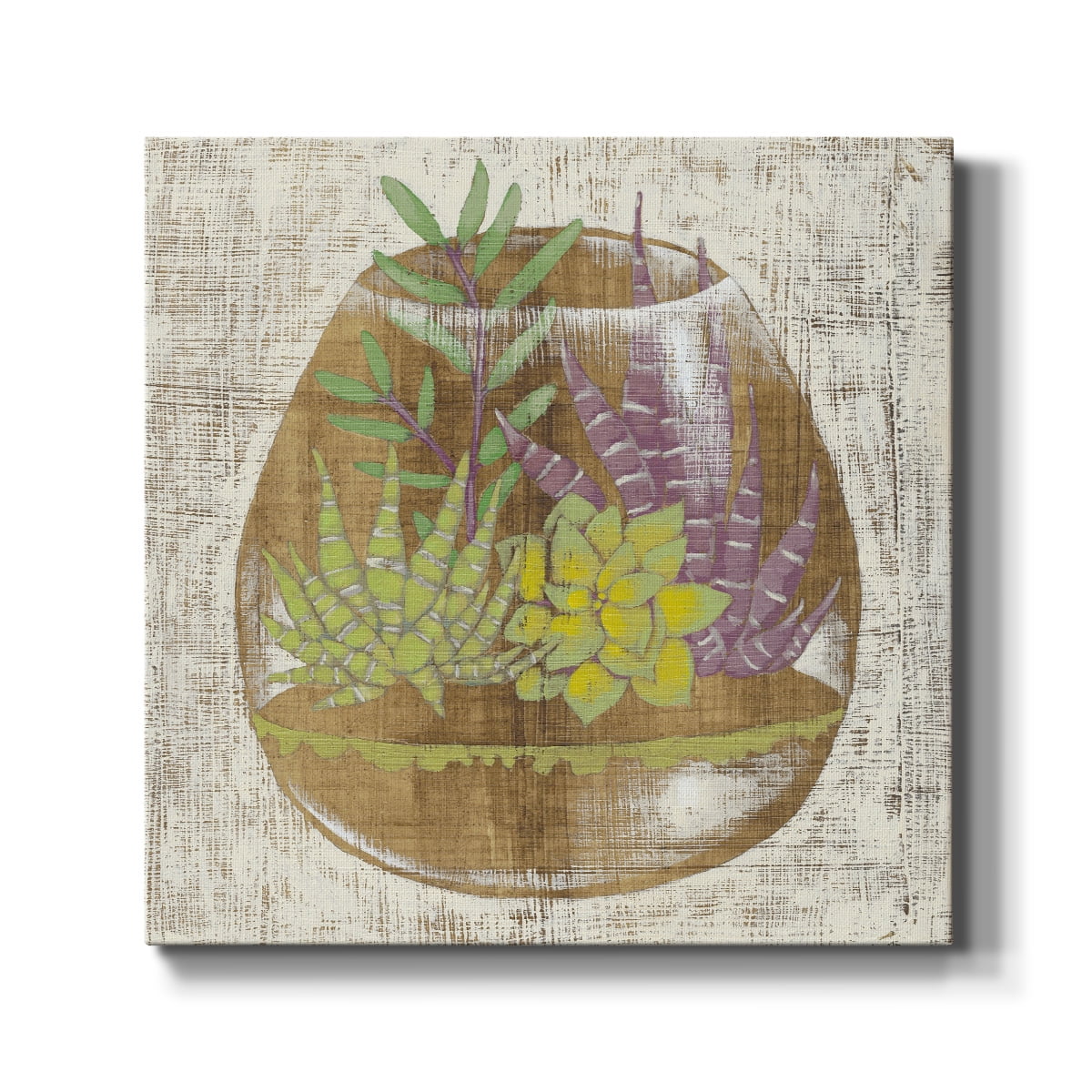 Wexford Home Glass Garden II-Premium Gallery Wrapped Canvas, 24" x 24" - Ready to Hang