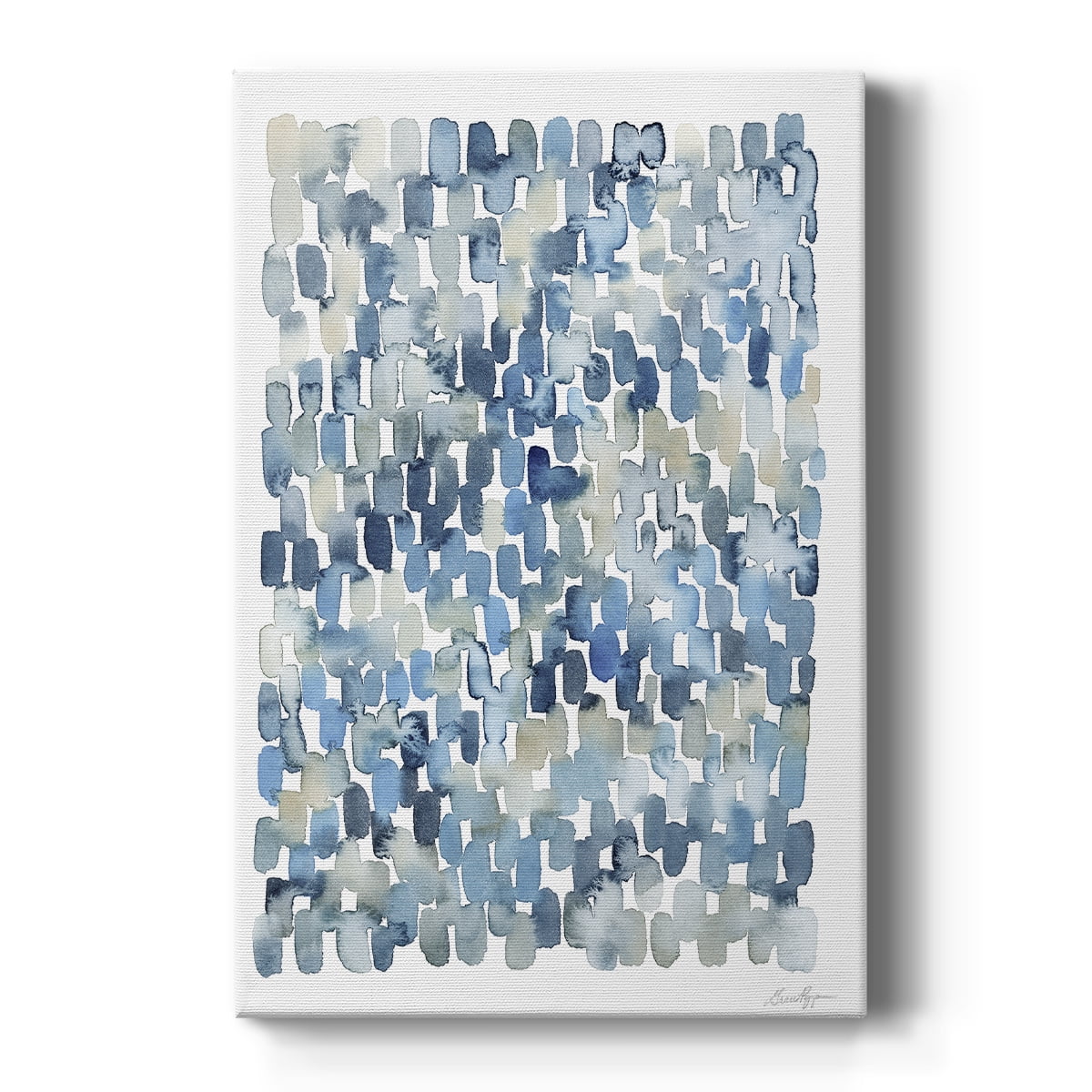 Wexford Home Gold & Gray Exploration IX - 18" x 27" Gallery Wrapped Canvas, Ready to Hang