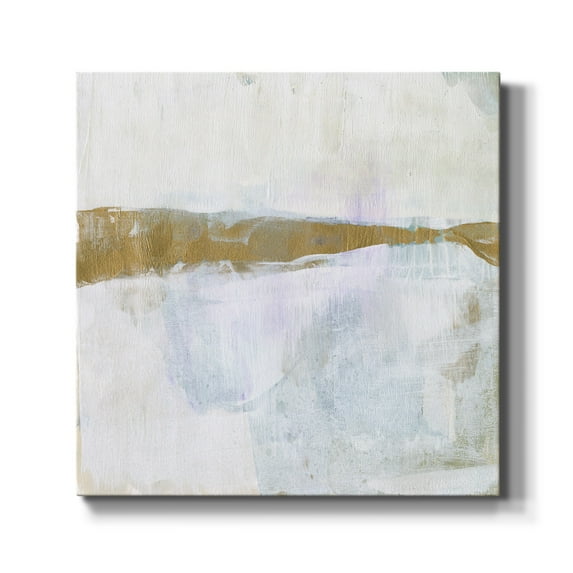 Wexford Home Gold Ribbon Horizon I-Premium Gallery Wrapped Canvas, 10" x 10" - Ready to Hang