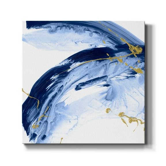 Wexford Home Golden Current IV-Premium Gallery Wrapped Canvas, 10" x 10" - Ready to Hang