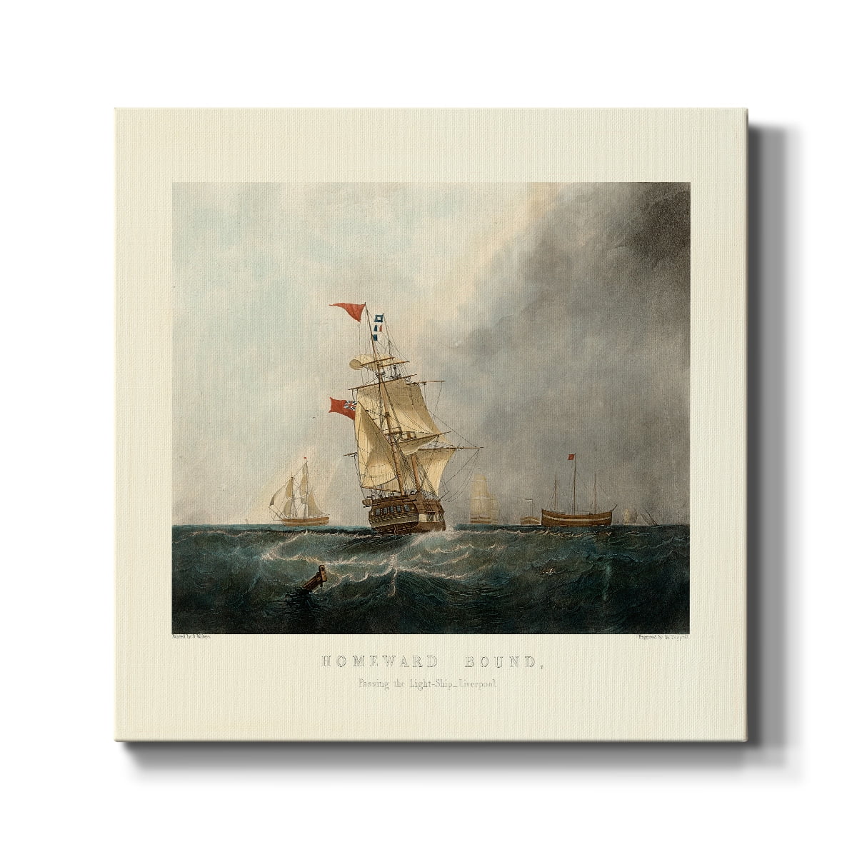 Wexford Home Homeward Bound-Premium Gallery Wrapped Canvas, 10" x 10" - Ready to Hang