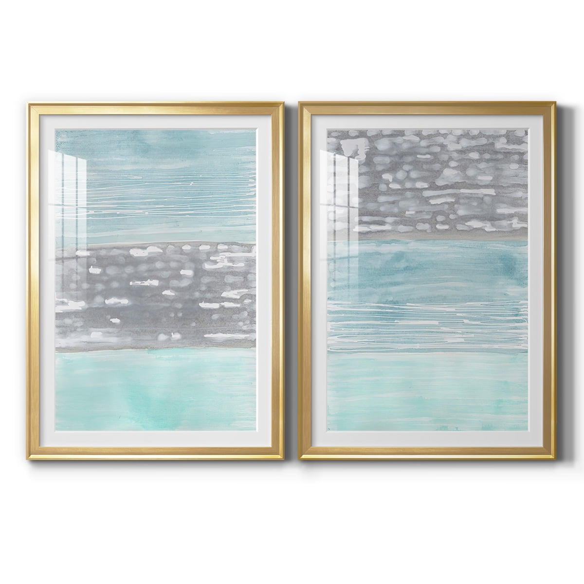 Wexford Home Hydrusphere I Premium Framed Print, 30.5" x 42.5" - Ready to Hang, Gold (Set of 2)
