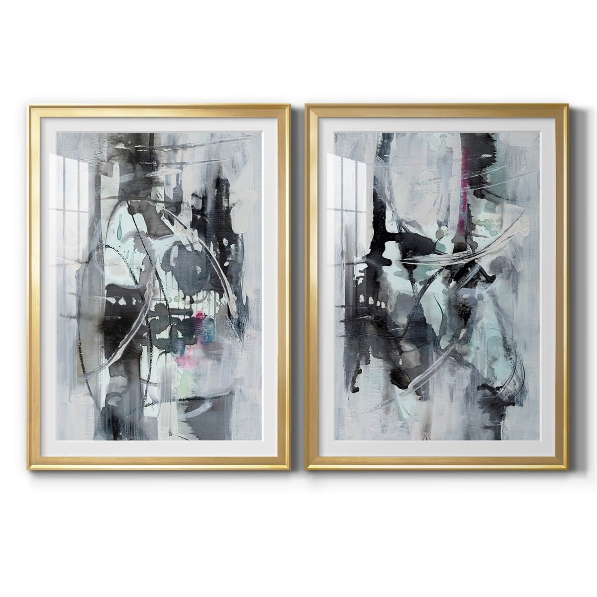Wexford Home Indian Lore I Premium Framed Print, 22.5" x 30.5" - Ready to Hang, Gold (Set of 2)