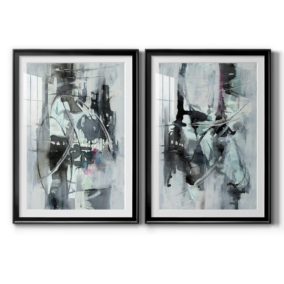 Wexford Home Indian Lore I Premium Framed Print, 30.5" x 42.5" - Ready to Hang, Black (Set of 2)
