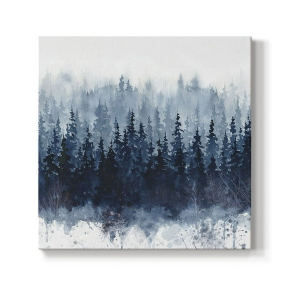 Wexford Home Indigo Forest - 32" x 32" Gallery Wrapped Canvas, Ready to Hang