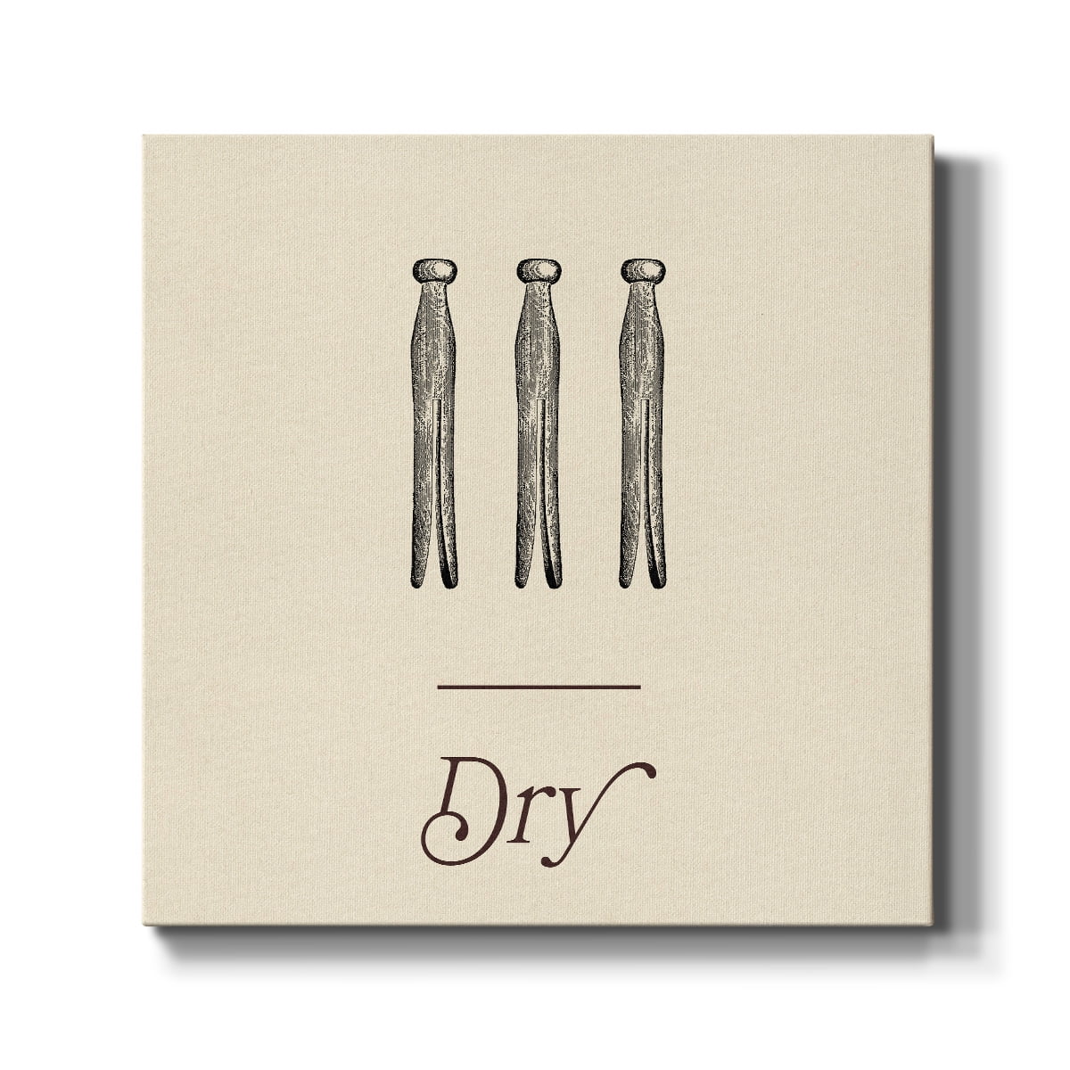 Wexford Home Laundry Sign II-Premium Gallery Wrapped Canvas, 32" x 32" - Ready to Hang
