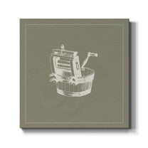 Wexford Home Laundry Tips V-Premium Gallery Wrapped Canvas, 10" x 10" - Ready to Hang
