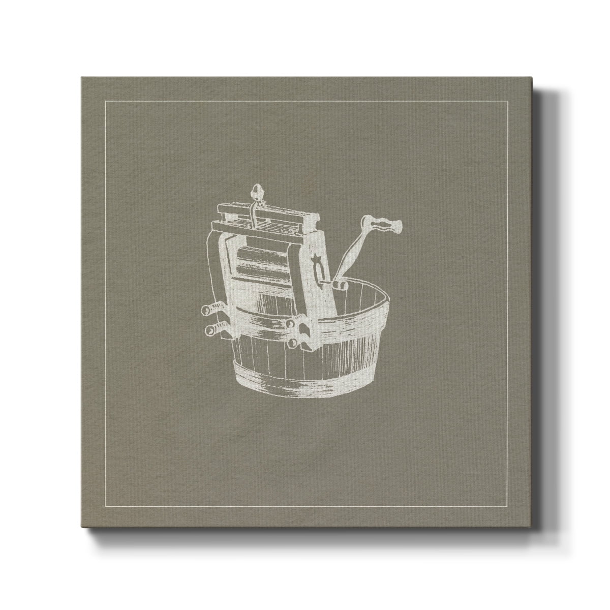 Wexford Home Laundry Tips V-Premium Gallery Wrapped Canvas, 16" x 16" - Ready to Hang