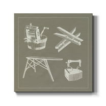 Wexford Home Laundry Tips VIII-Premium Gallery Wrapped Canvas, 10" x 10" - Ready to Hang