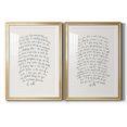 thumbnail image 1 of Wexford Home Letter to a Lover I Premium Framed Print, 22.5" x 30.5" - Ready to Hang, Gold (Set of 2), 1 of 9