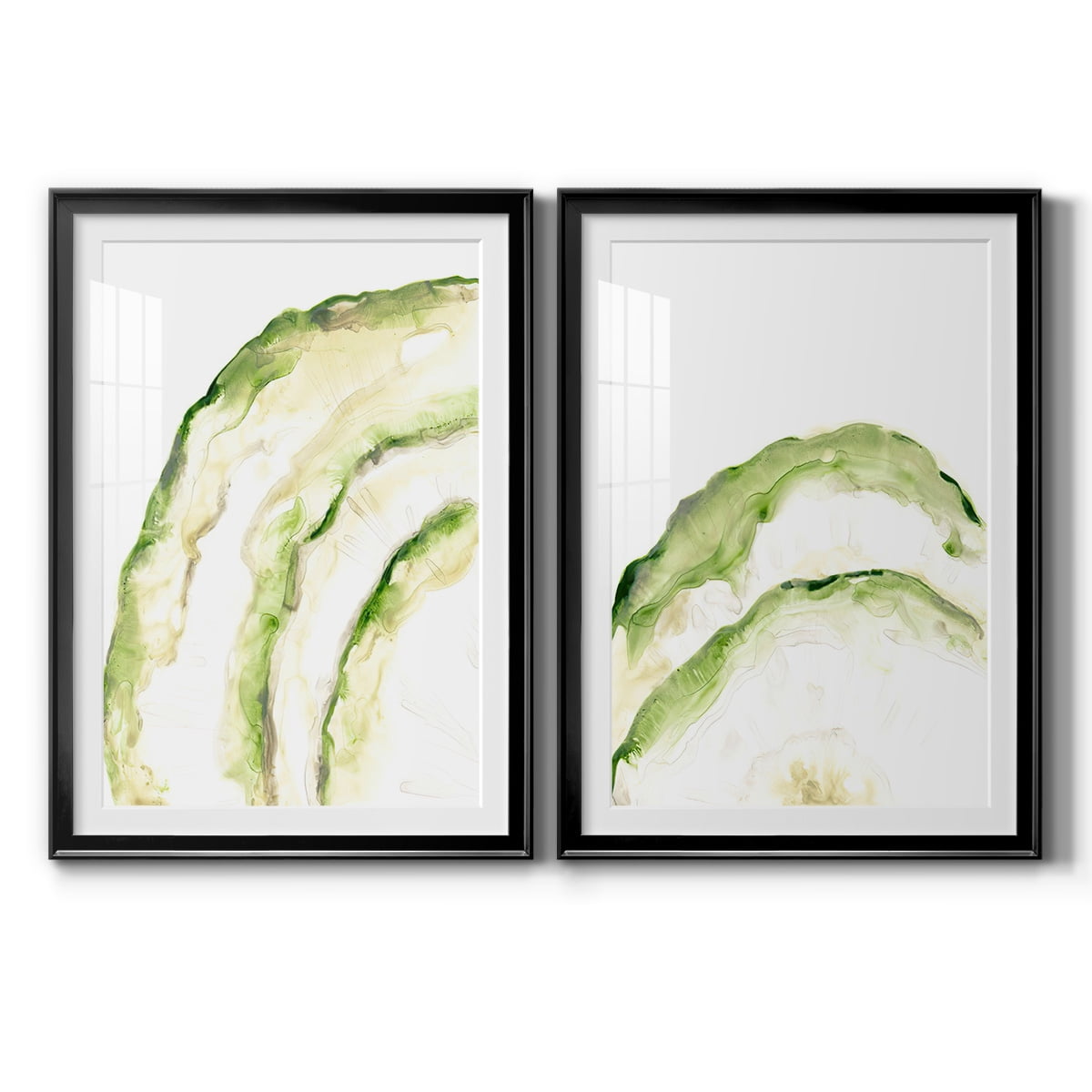 Wexford Home Lichen Halo I Premium Framed Print, 26.5" x 36.5" - Ready to Hang, Black (Set of 2)