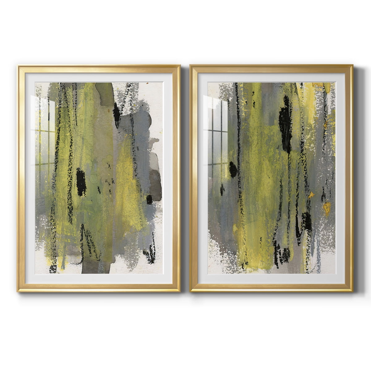 Wexford Home Loft Pastel I Premium Framed Print, 18.5" x 24.5" - Ready to Hang, Gold (Set of 2)