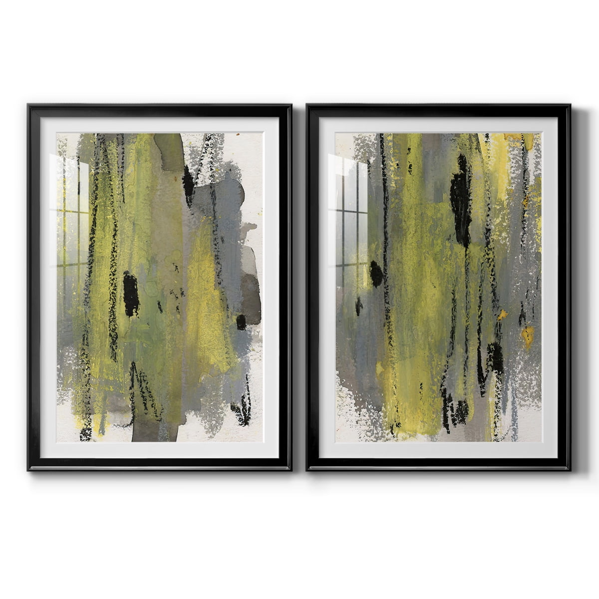 Wexford Home Loft Pastel I Premium Framed Print, 26.5" x 36.5" - Ready to Hang, Black (Set of 2)