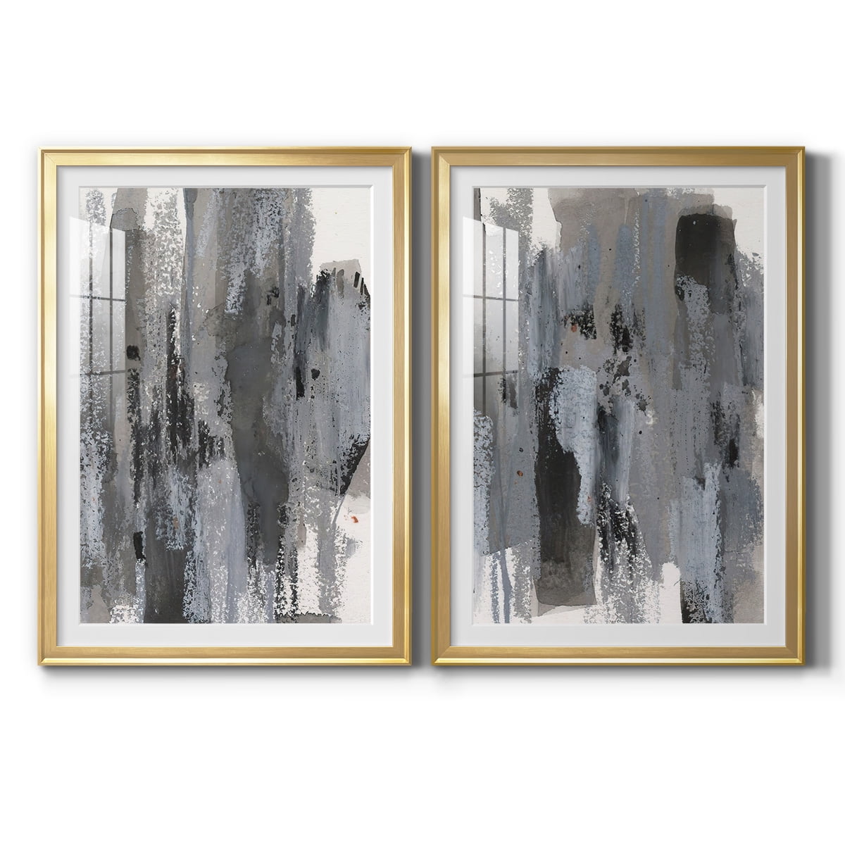 Wexford Home Loft Pastel III Premium Framed Print, 26.5" x 36.5" - Ready to Hang, Gold (Set of 2)