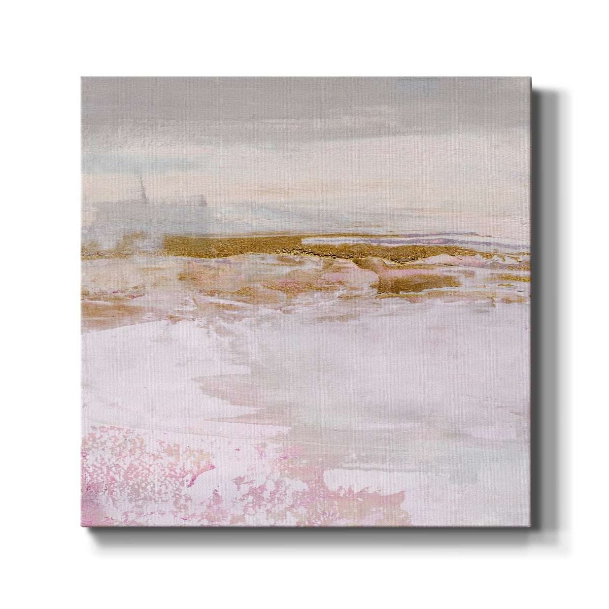 Wexford Home Magenta Skyline I-Premium Gallery Wrapped Canvas, 24" x 24" - Ready to Hang