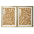 thumbnail image 1 of Wexford Home Matisse Pieces I Premium Framed Print, 30.5" x 42.5" - Ready to Hang, Gold (Set of 2), 1 of 9