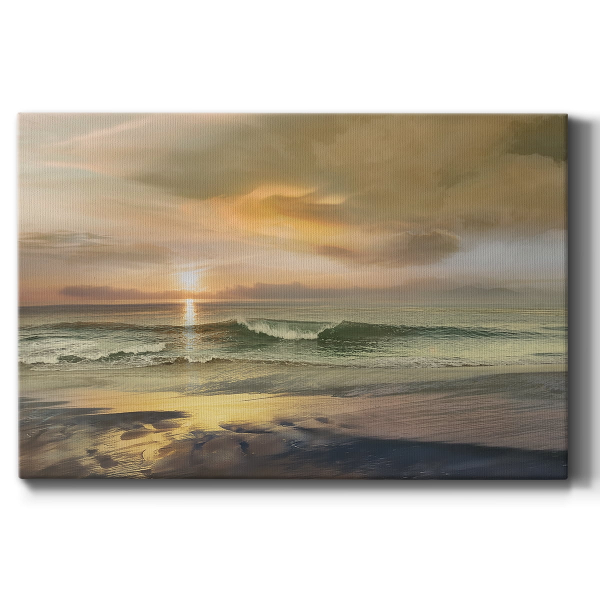 Monterey Sunset Scenic Landscape Canvas Wall Art, 40" x 60"