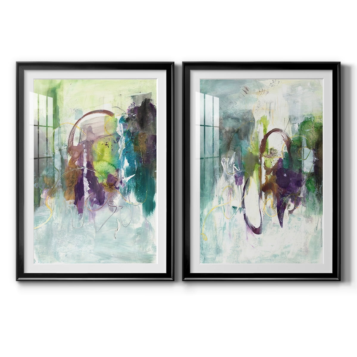 Wexford Home Moving On I Premium Framed Print, 30.5" x 42.5" - Ready to Hang, Black (Set of 2)
