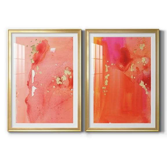 Wexford Home Mythological I Premium Framed Print, 18.5" x 24.5" - Ready to Hang, Gold (Set of 2)