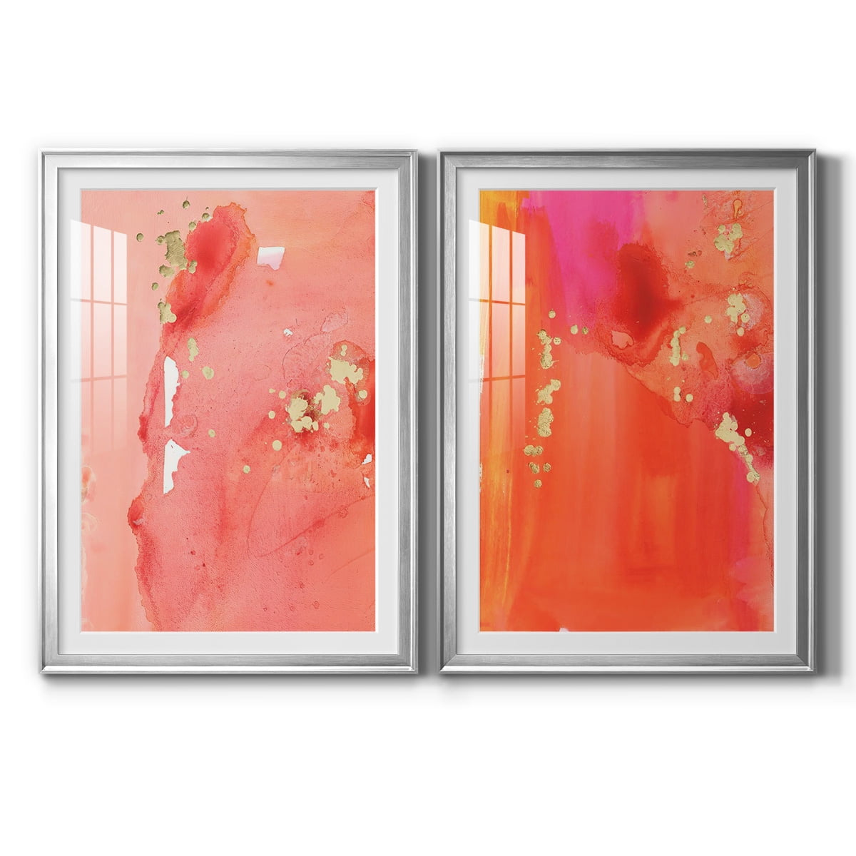 Wexford Home Mythological I Premium Framed Print, 18.5" x 24.5" - Ready to Hang, Silver (Set of 2)