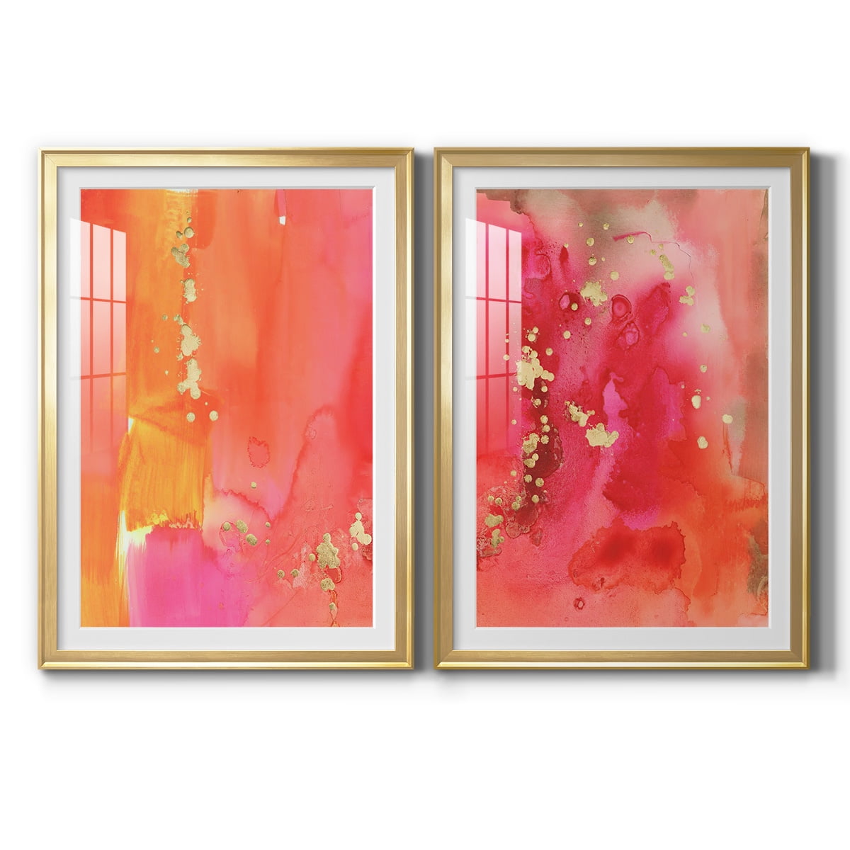 Wexford Home Mythological III Premium Framed Print, 18.5" x 24.5" - Ready to Hang, Gold (Set of 2)