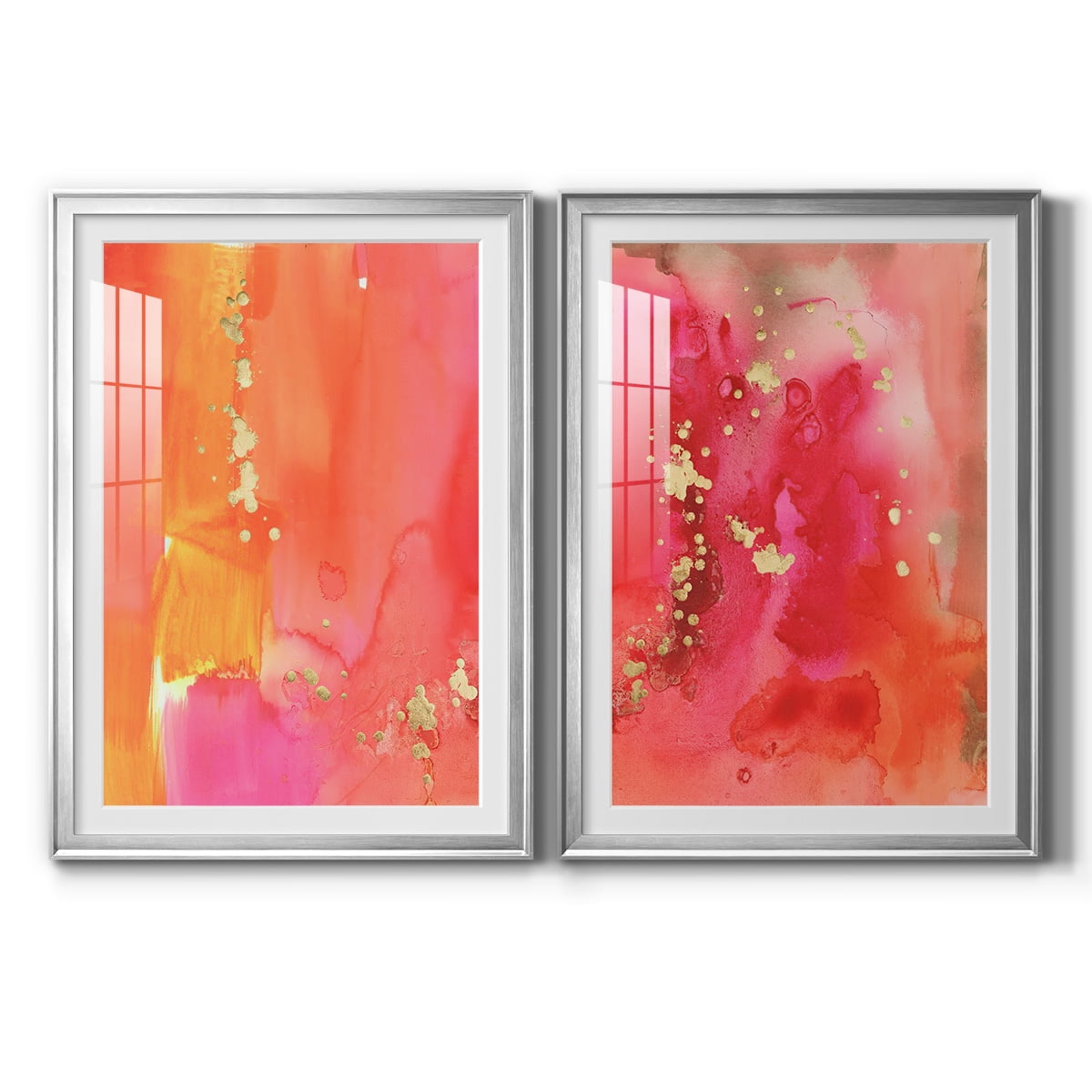Wexford Home Mythological III Premium Framed Print, 18.5" x 24.5" - Ready to Hang, Silver (Set of 2)