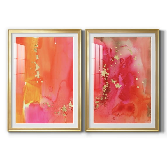 Wexford Home Mythological III Premium Framed Print, 22.5" x 30.5" - Ready to Hang, Gold (Set of 2)