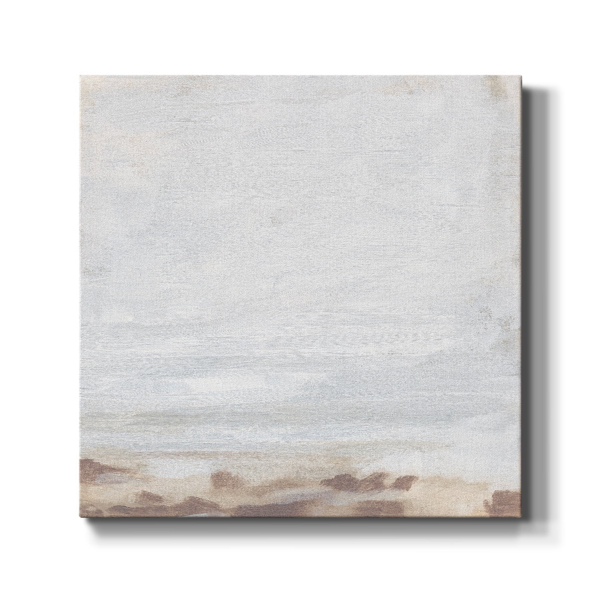 Wexford Home Neutral Breakers I-Premium Gallery Wrapped Canvas, 24" x 24" - Ready to Hang