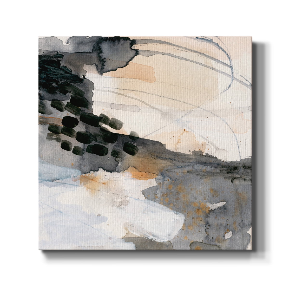 Wexford Home Neutral Flock I-Premium Gallery Wrapped Canvas, 10" x 10" - Ready to Hang