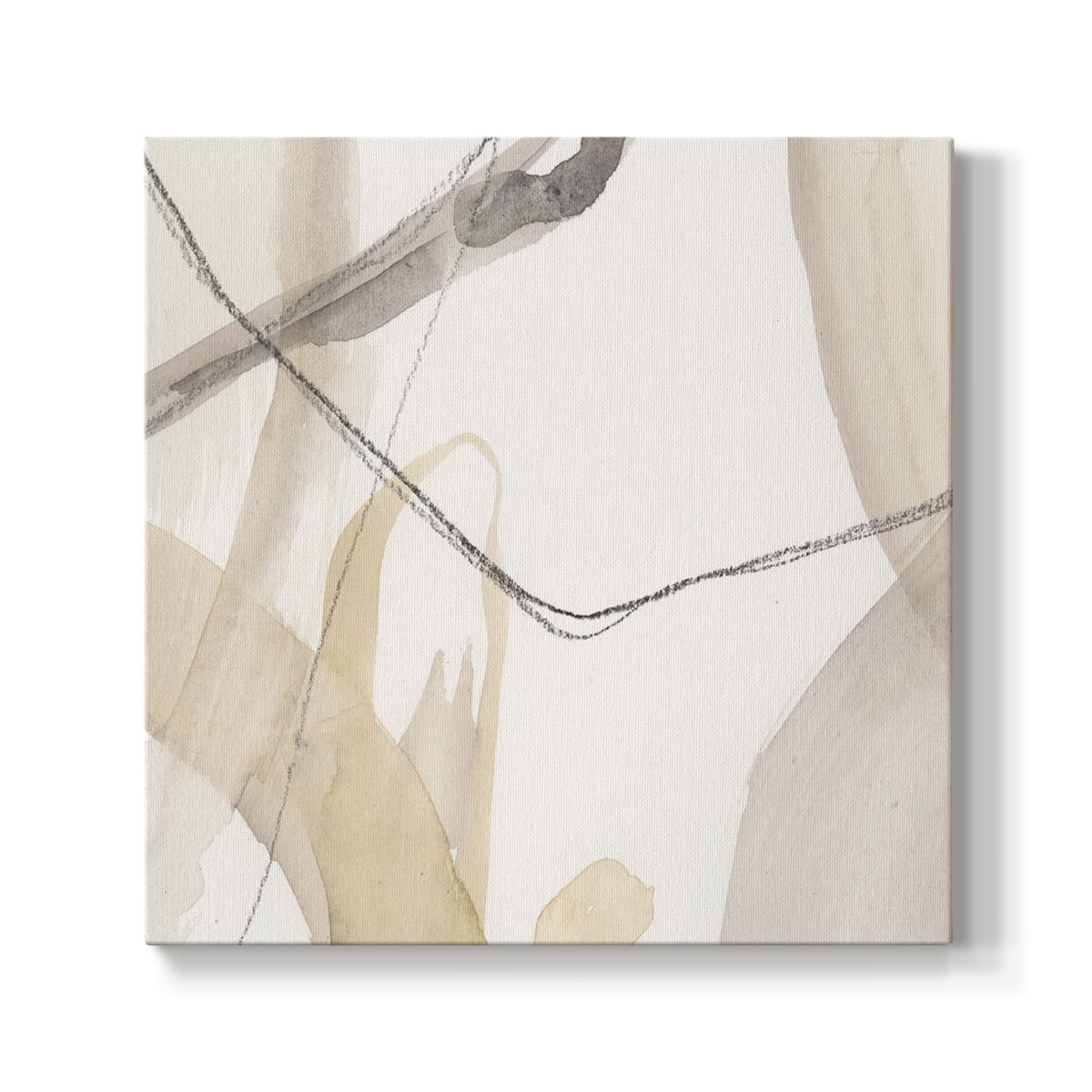 Wexford Home Neutral Momentum I - 16" x 16" Gallery Wrapped Canvas, Ready to Hang